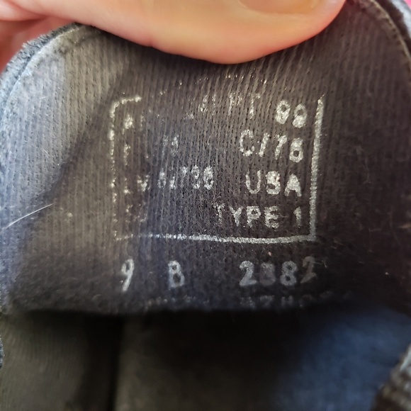 Red Wing Black Steel Toe Safety Work Shoes Size 9 Made in USA - Picture 8 of 8